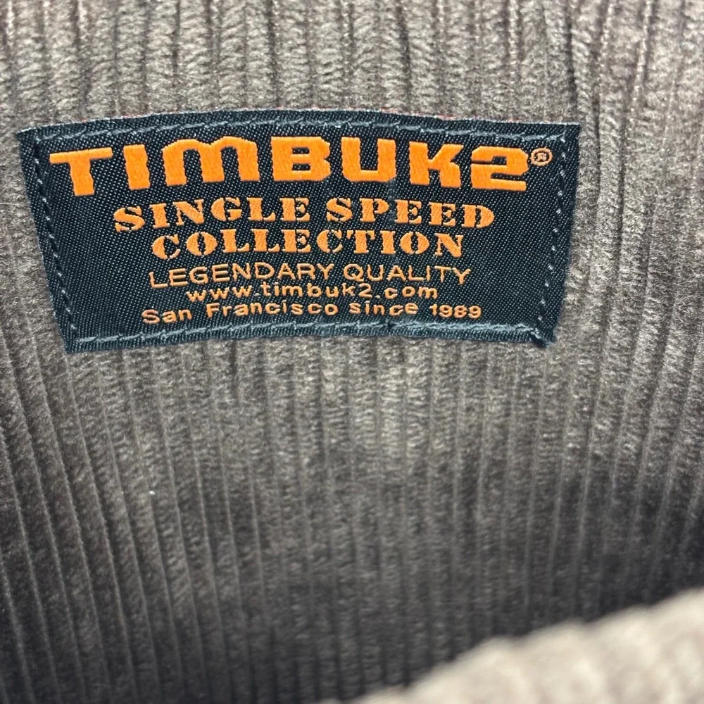 Timbuk2 Single Speed Collection Canvas Laptop Sleeve Case Olive Green Corduroy